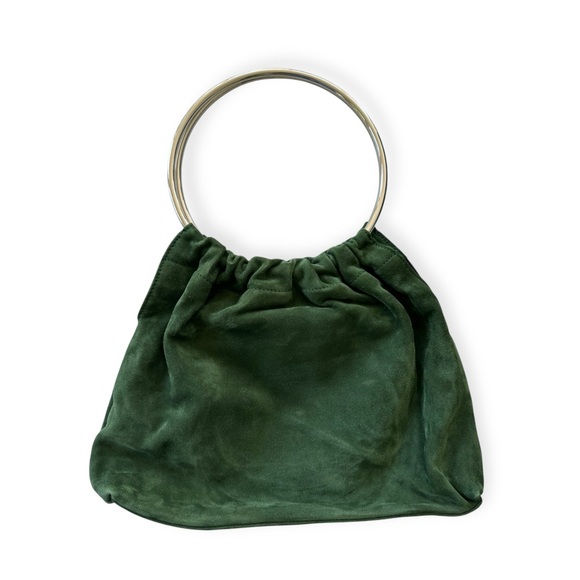 Little Liffner • Small Ring Bag Green Suede - Picture 1 of 10